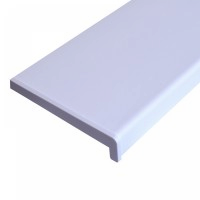 Profil sfert de cerc, din PVC, alb, 14 x 14 mm, 250 cm